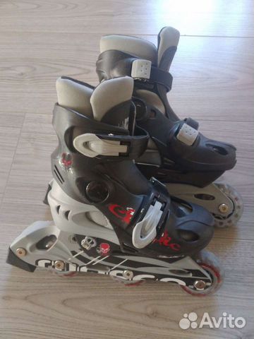 Роликовые коньки детские раздвижные