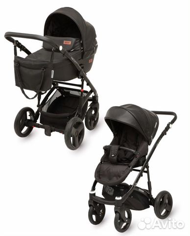 Коляска Riko Basic Aicon Ecco 2в1+конверт+муфта