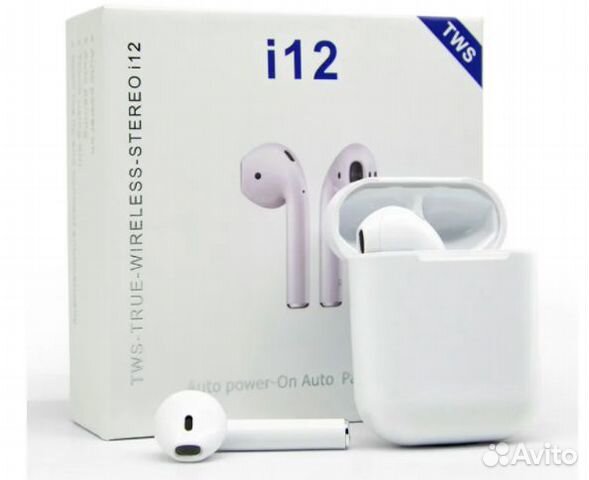Беспроводные наушники airpods i12tws