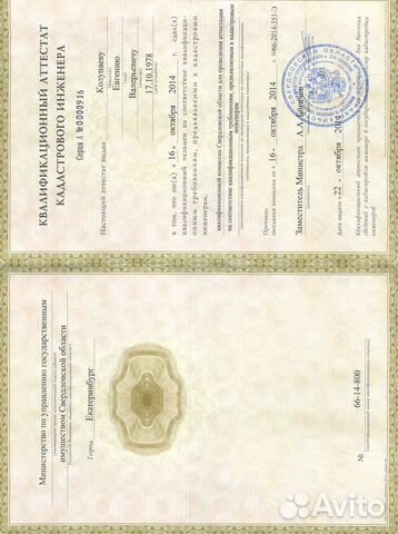 Кадастровый инженер (межевание, технический план)