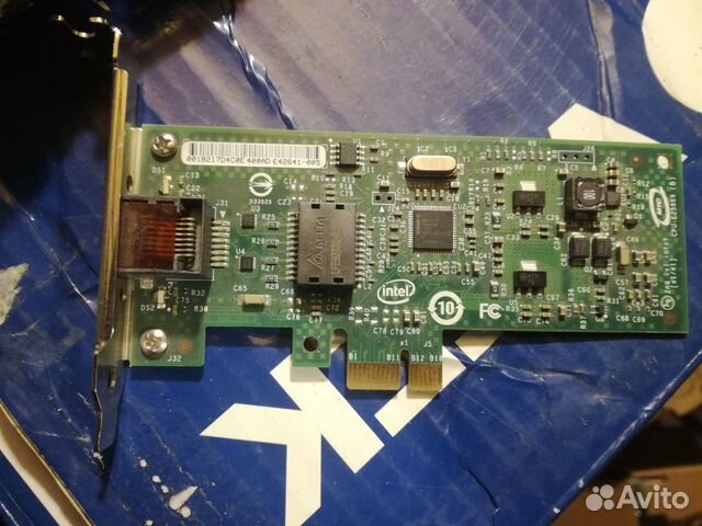 Гигабитная Сетевая карта pci-e, intel. 490367-0