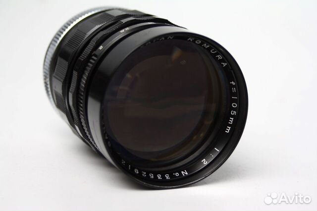 Sankyo Kohki Komura 105mm f2 байонет MD / SR