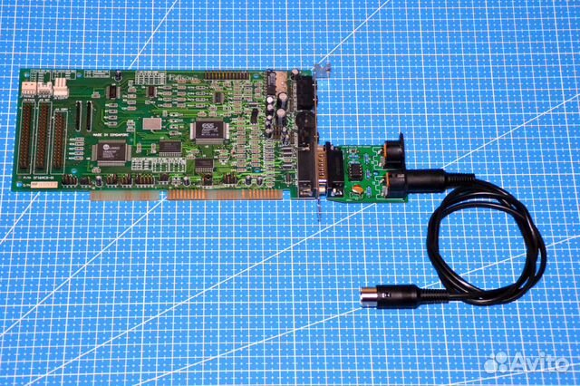 Midi кабель-адаптер для Game port, hardmpu и др