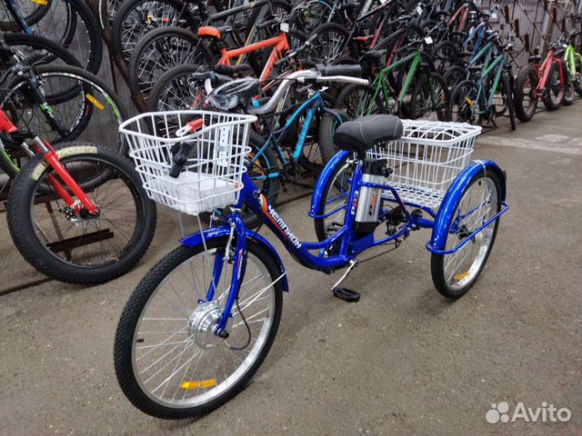 Электровелосипед 3-х колёсные