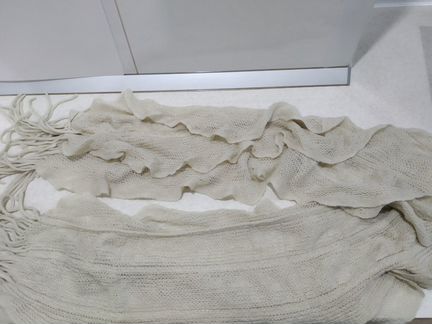 Палантин вязанный