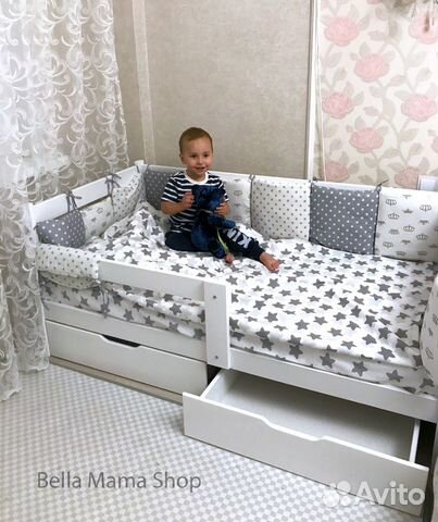 Кровать детская из дерева