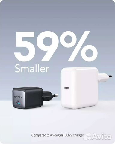 Зарядное устройство Anker Nano II 30W USB C