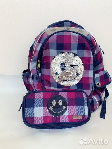 Школьный рюкзак для девочки и в подарок пенал