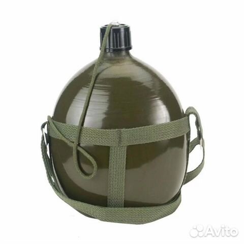 Фляга алюминиевая с переносным ремнем (1л.)