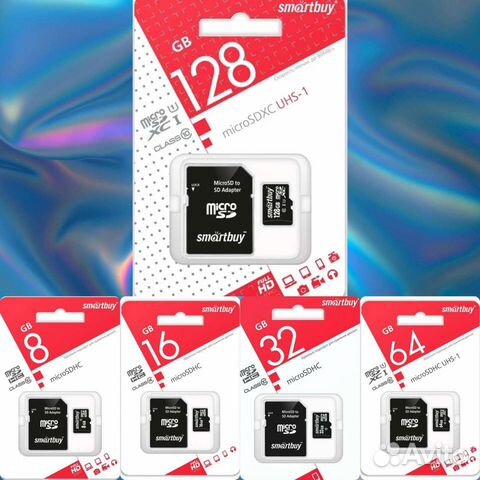 Карта памяти Micro SD 8;16;32;64;128 Флешки