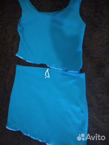 Костюм бирюзовый