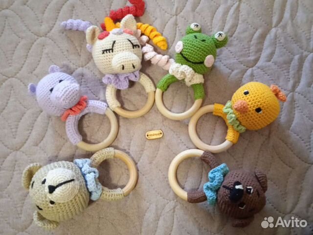 Погремушка грызунок ручной работы