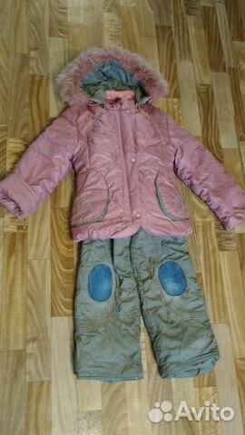 Костюм зимний для девочки на рост 116-122 см