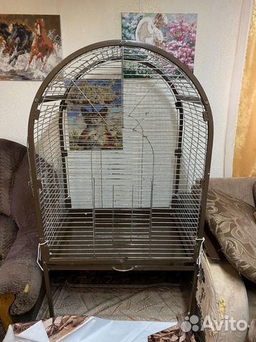 Клетка для большого попугая или для пары средних
