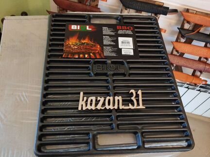 Решетка чугунная для барбекю, чугунная решетка для