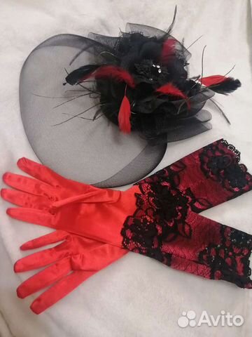 Шляпка с перчатками в стиле Чикаго