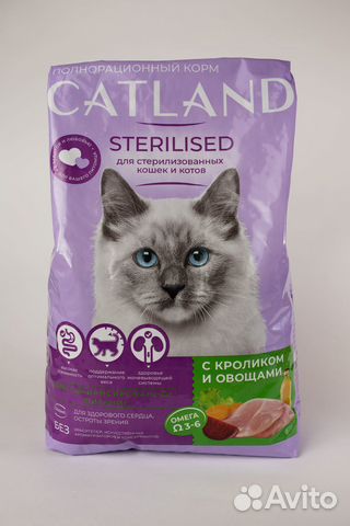 Catland - корм для стерилизованных кошек и котов