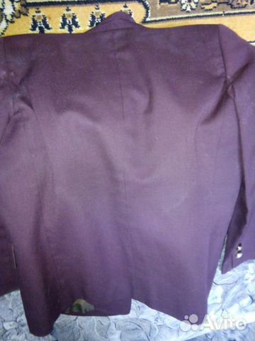 Пиджак малиновый из 90х