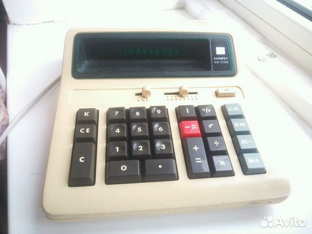 Sharp Compet CS-2108 из 70-х