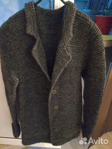 Жакет мужской вязаный