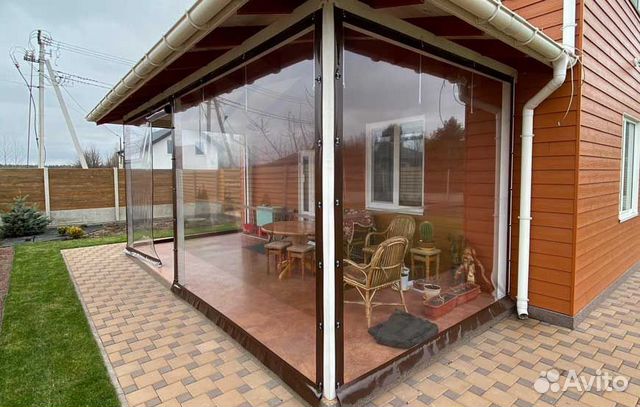 Мягкие пвх окна на беседку