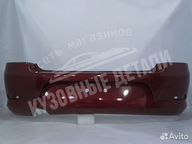 Бампер задний Renault Logan Фаза 2 в цвет