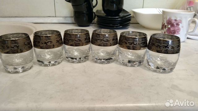 Стопки рюмки Гусь Хрустальный 6шт