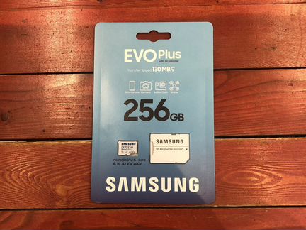 Карта памяти для GoPro MicroSD 256Gb Samsung