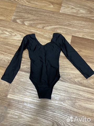 Купальник гимнастический черный