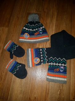 Шапка+Шарф+варежки next