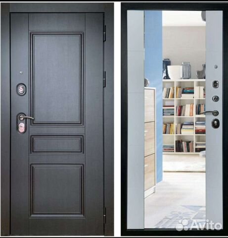 Дверь входная зеркалом