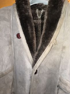 Мужская натуральная дубленка