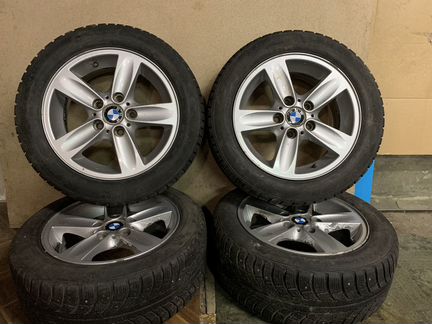 Диски BMW R16 на зимней резине 4 шт, четыре покрыш