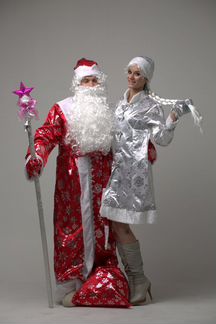 Комплект костюмов Дед Мороза И Снегурочки