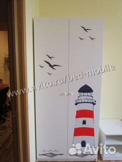 Mymilly шкаф комбинированный Морской