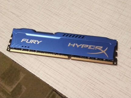 Оперативная память ddr3 hyperx fury 1600 Mhz