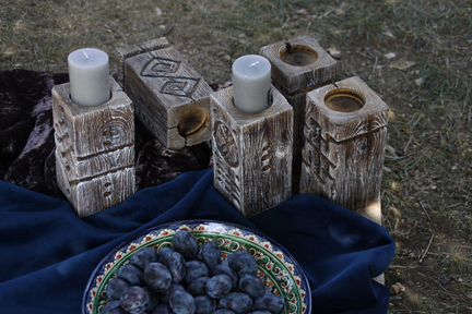 Новогодние подсвечники. Дерево