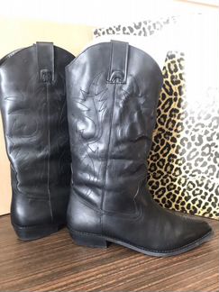 Сапоги ковбойские кожа River Island