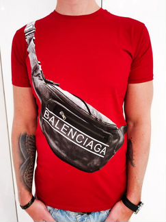 Футболка balenciaga с молнией