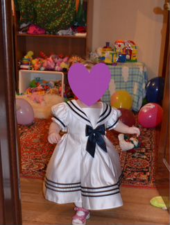 Стильное нарядное платье с подъюбником, 2 года