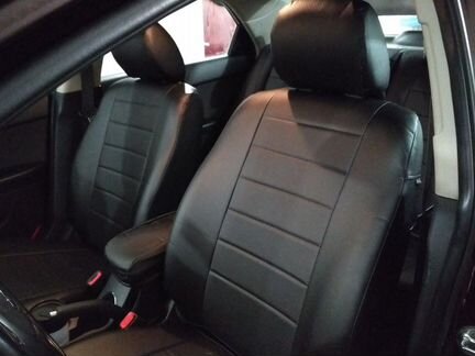 Чехлы Киа Церато 2. Авточехлы из экокожи