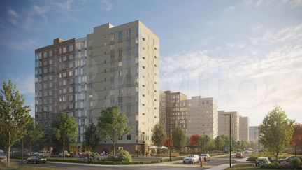 1-к квартира, 38.8 м², 13/13 эт.