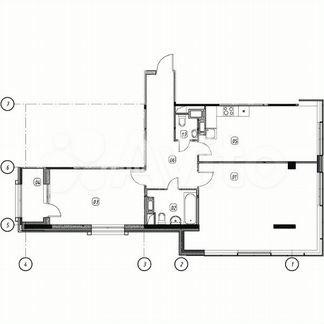 2-к апартаменты, 89.8 м², 12/24 эт.