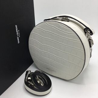 Новая женская сумка круглая кожа Saint Laurent