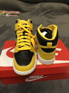 Nike dunk high varsity maize (black, yellow)