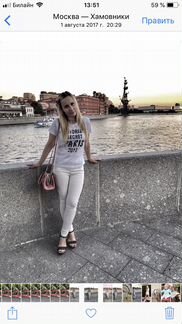 Брюки,леггинсы белые