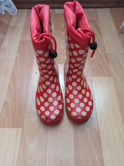 Резиновые сапоги утепленные 34