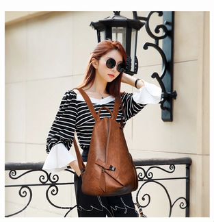 Рюкзак новый кожаный