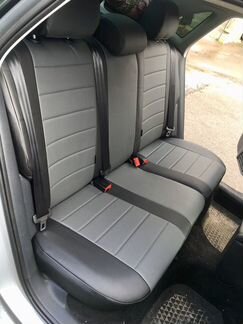 Модельные чехлы Фольксваген Поло из экокожи