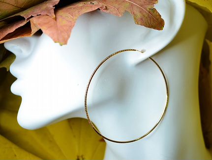 Золотые серьги